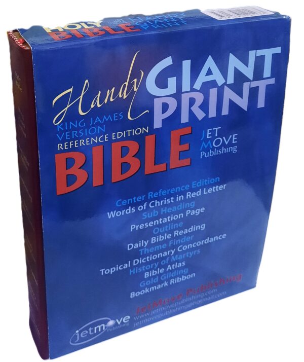KJV JET HANDY GIANT PRINT BIBLE